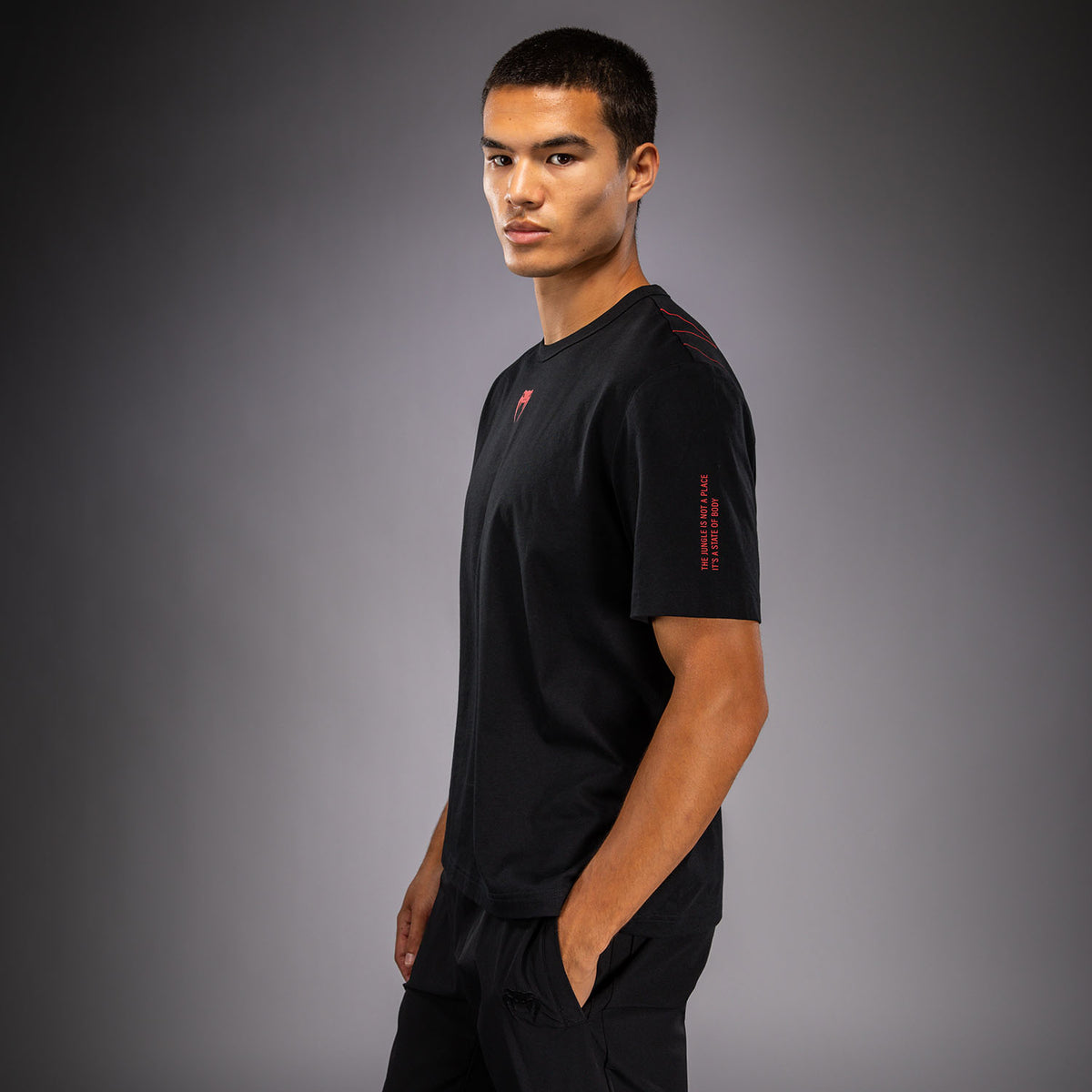 T-shirt Venum Amazonia Reborn - Noir/Rouge - product-type_T-Shirts