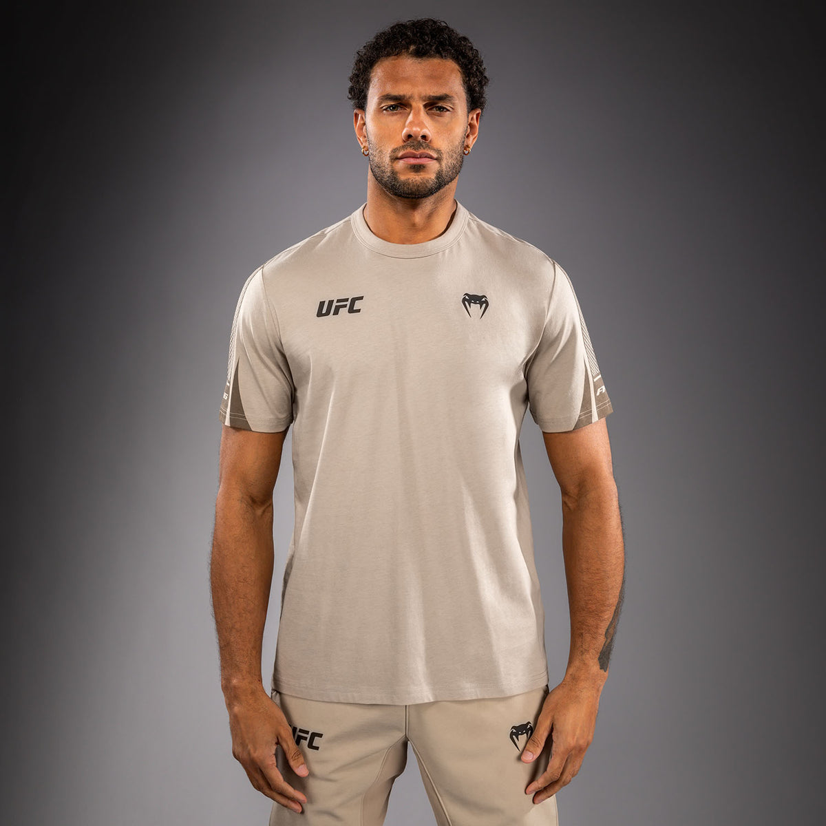 T-shirt à Manches Courtes pour Homme Venum UFC Unity by Venum Authentic Fight Week - Sable - product-type_T-Shirts