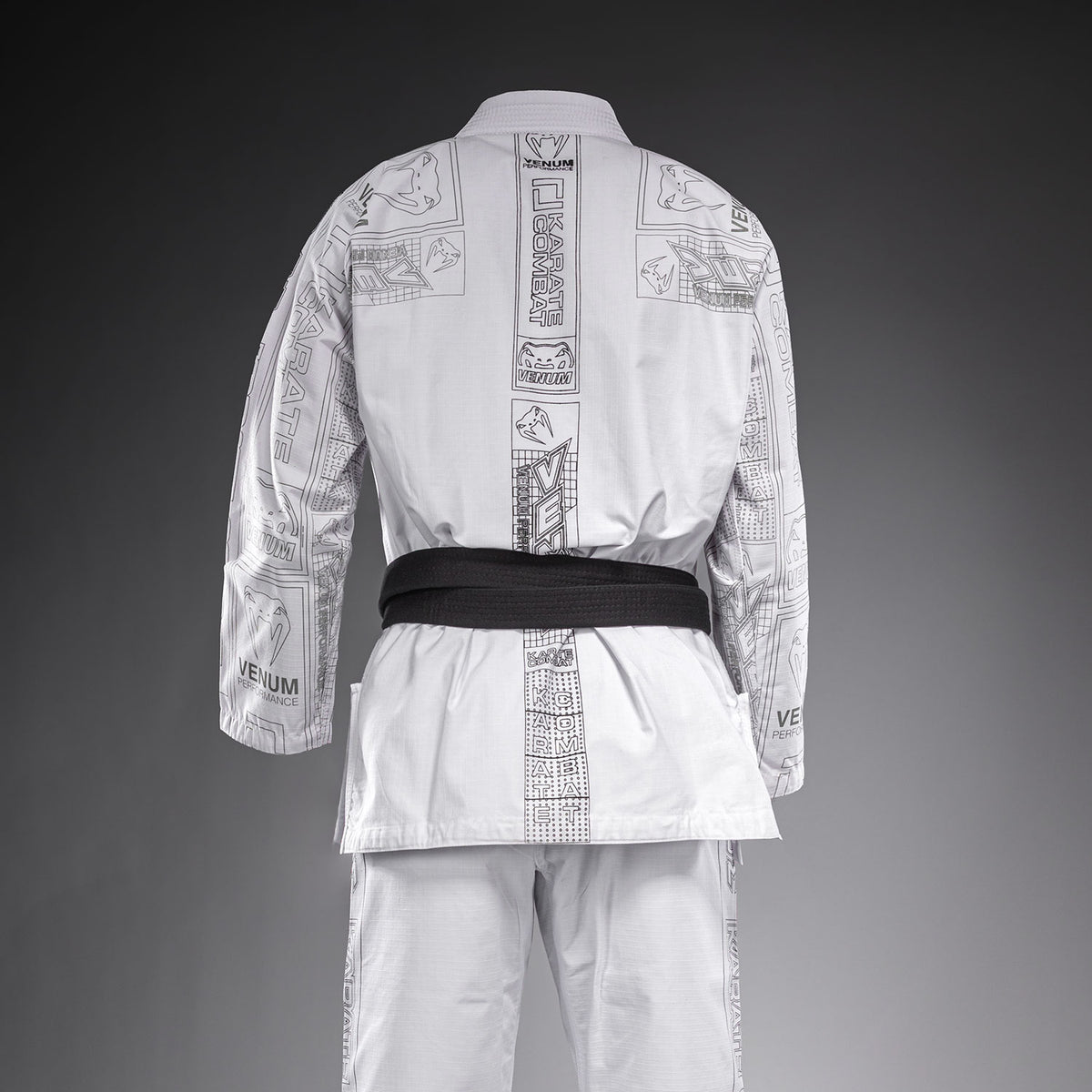 Kimono Karate Combat by Venum – Blanc/Gris - product-type_Kimonos de JJB
