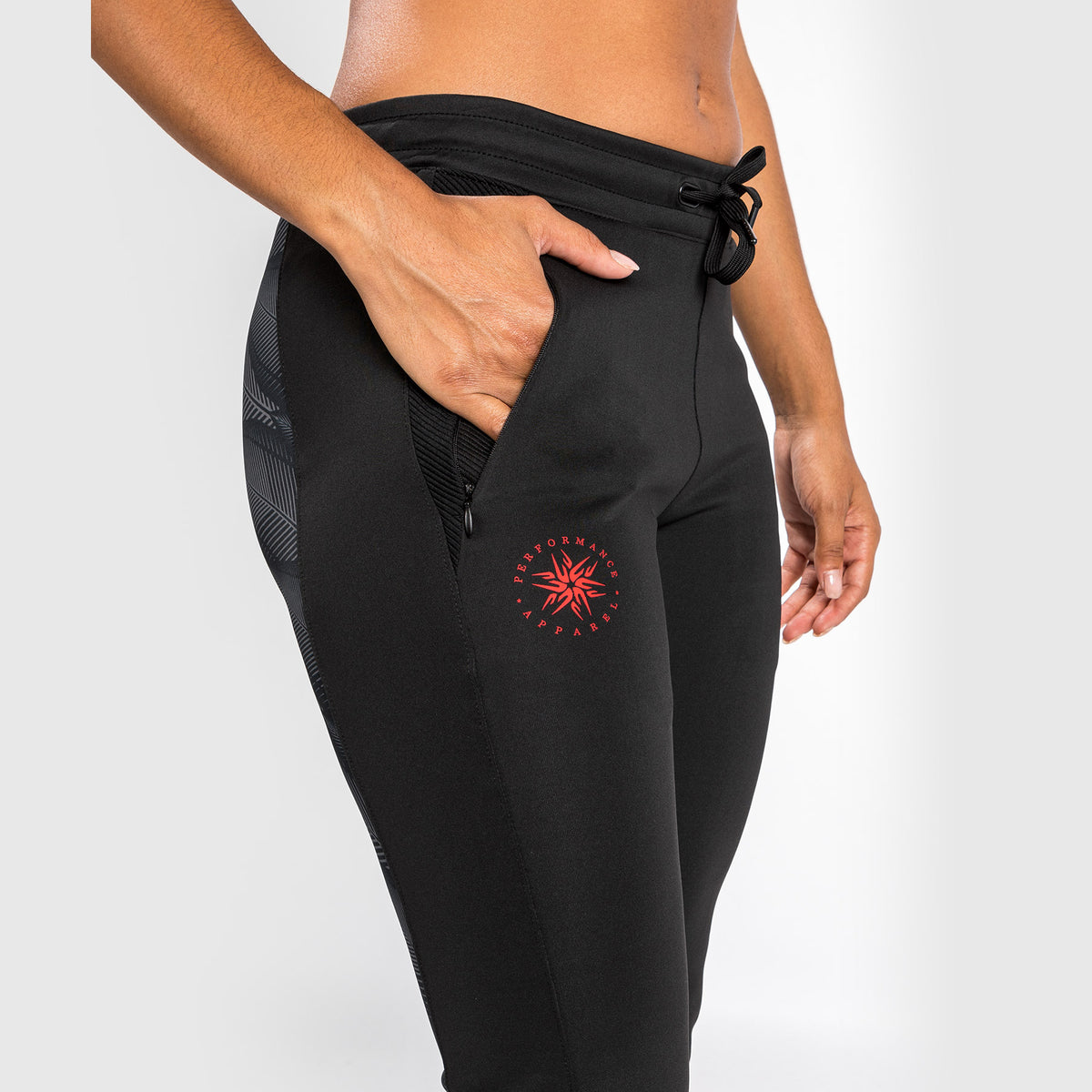 Pantalon de Jogging Venum Phantom - Pour Femmes - Noir/Rouge - product-type_Pantalons de jogging