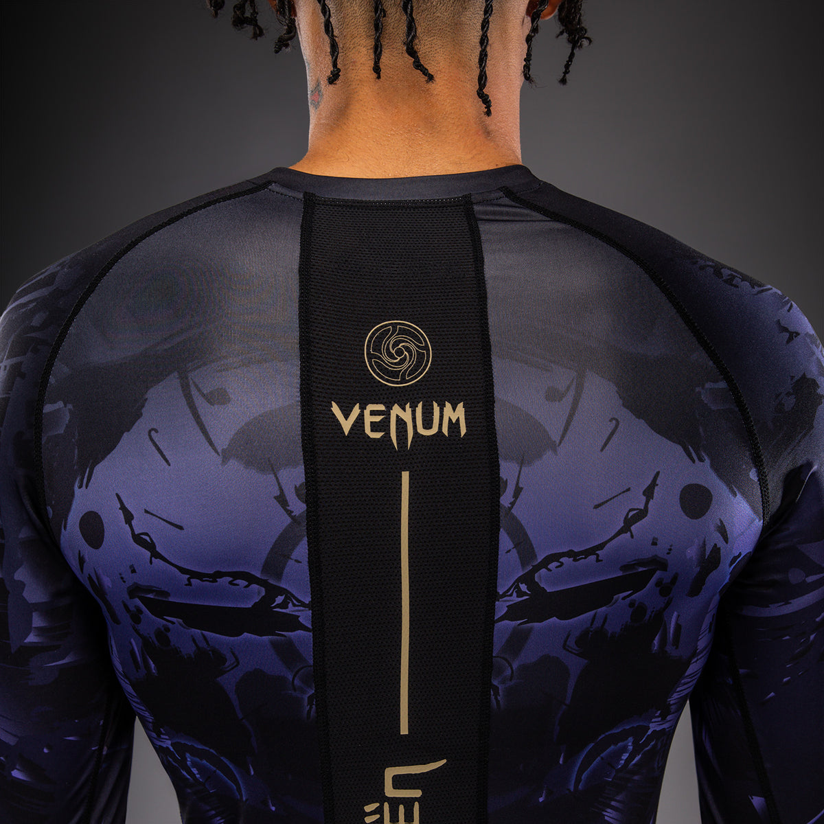 Rashguard à Manches Longues Gojo Jujutsu Kaisen x Venum – Violet