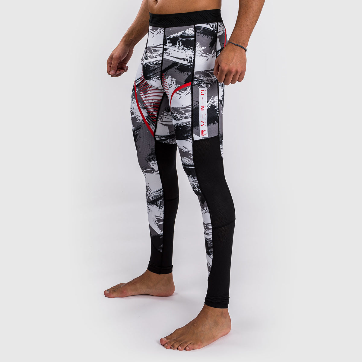 Pantalon de compression Venum Electron 3.0 - Gris/Rouge - product-type_Pantalons de Compression