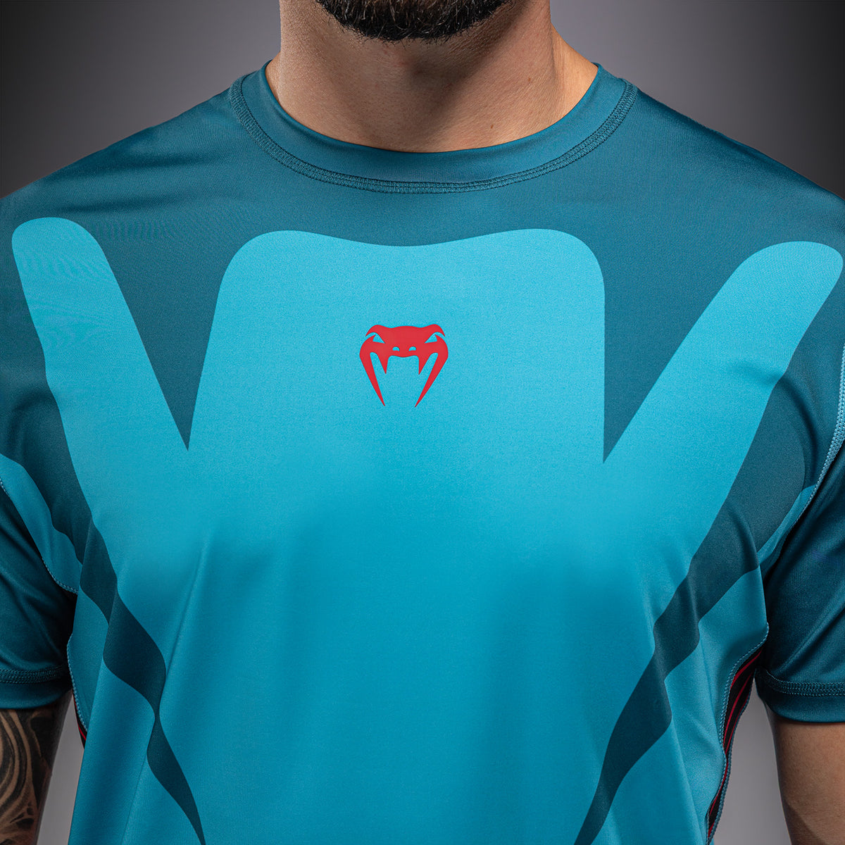 T-shirt Dry Tech Venum Attack 90 - Turquoise/Rouge - product-type_T-Shirts Dry Tech
