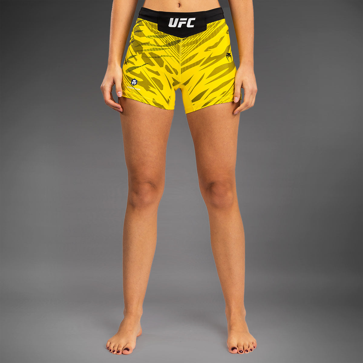 Short de compression pour Femmes UFC Fusion by Venum Authentic Fight Night - Coupe Courte - Jaune - product-type_Shorts de compression