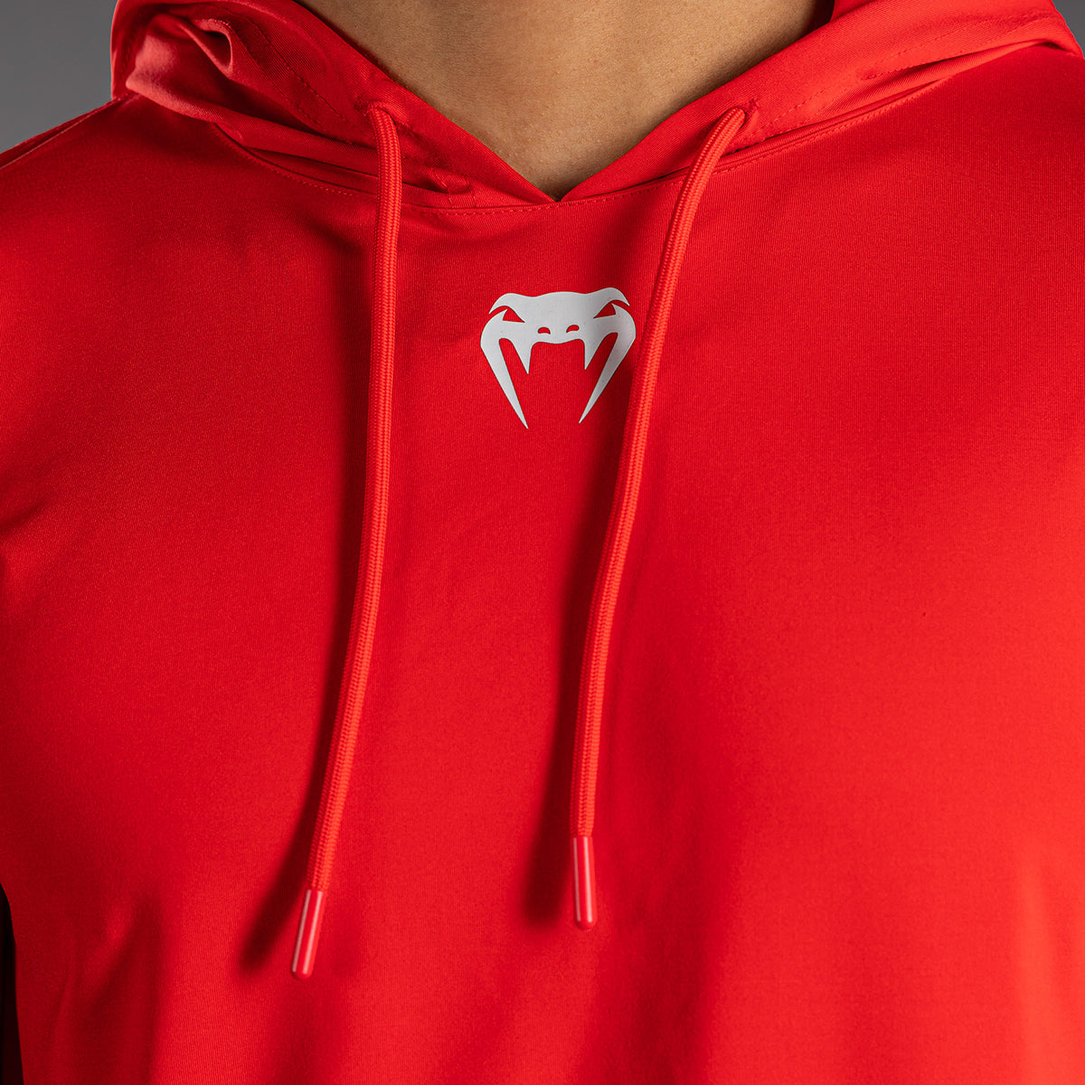 Sweat à capuche à manches courtes Dry Tech Venum Elite - Rouge - product-type_Sweatshirts