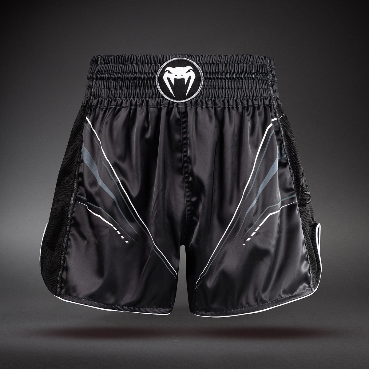Short de Muay Thaï Venum Streamline – Noir/Blanc - product-type_Shorts de Muay Thai