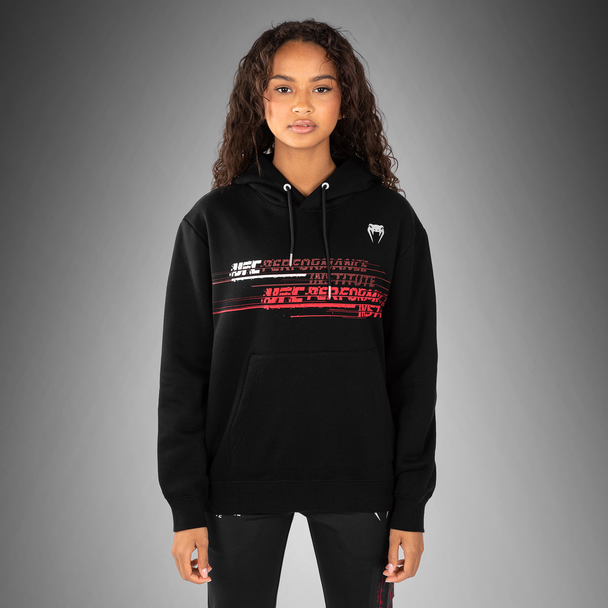 Sweat à capuche pour femmes UFC Venum Performance Institute 2.0 - Noir/Rouge - product-type_Sweatshirts