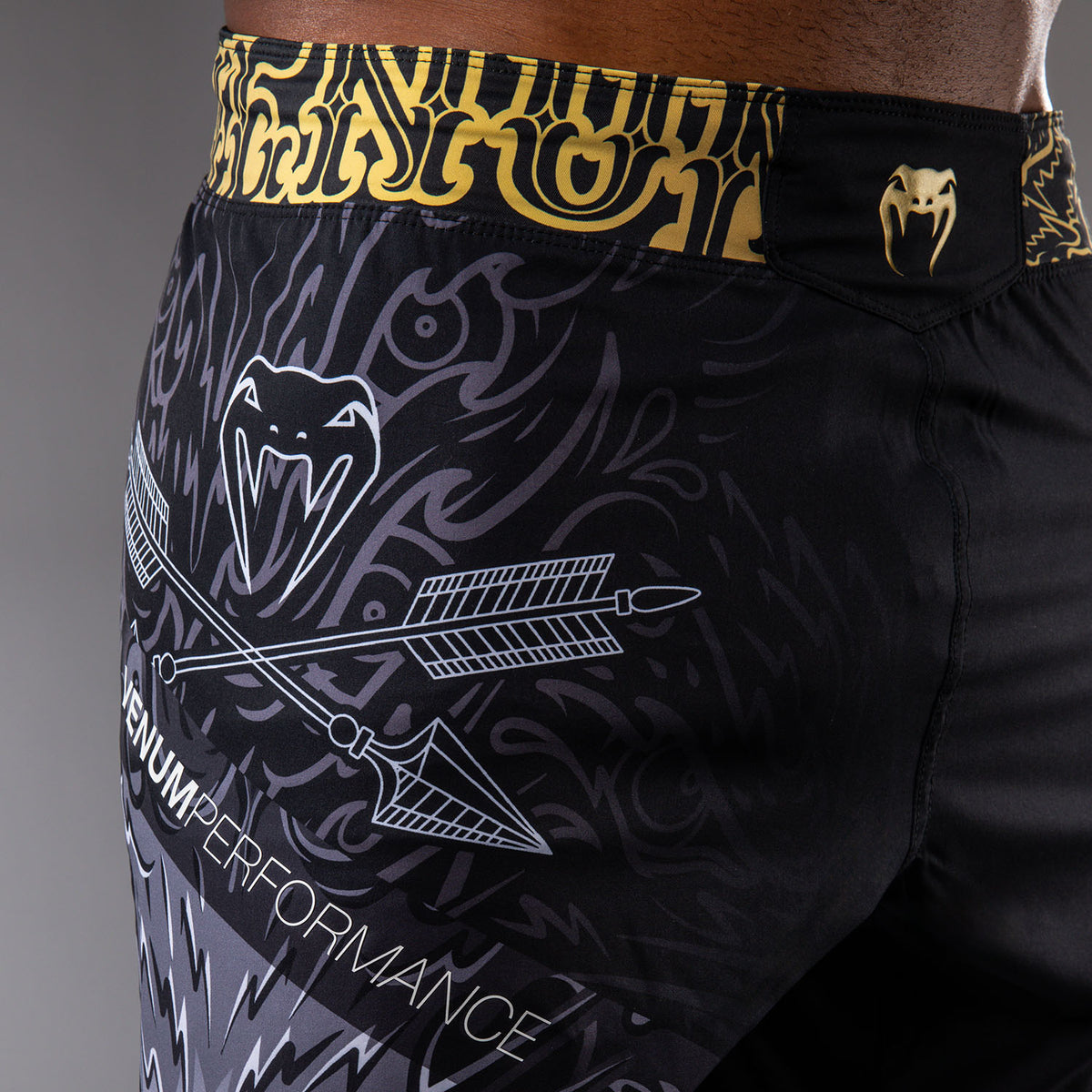 Short de Combat Venum Wolf Atak – Noir/Gris - product-type_Shorts de MMA