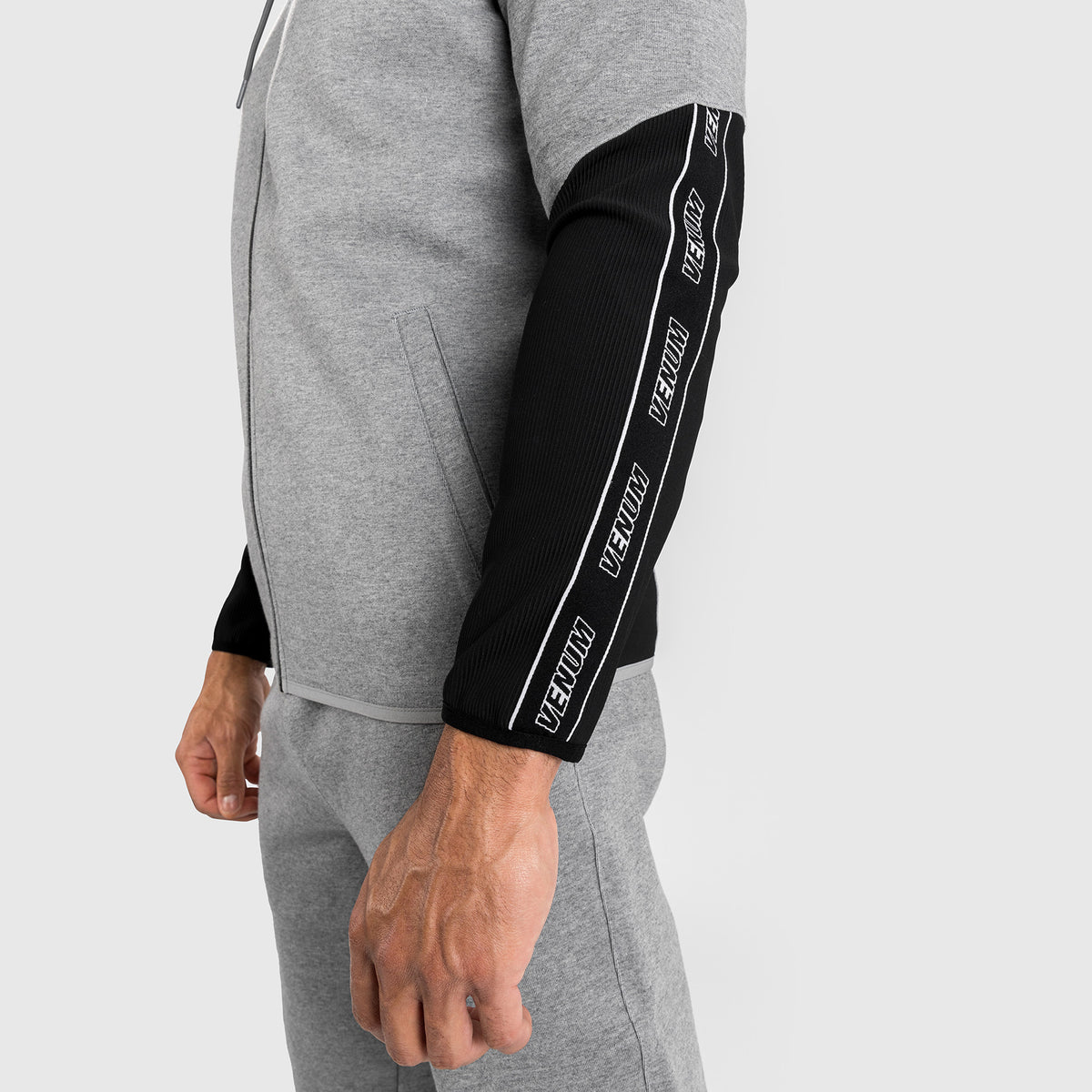 Sweat à capuche pour Hommes Venum Contender 4.0 - Gris chiné/Noir - product-type_Vestes
