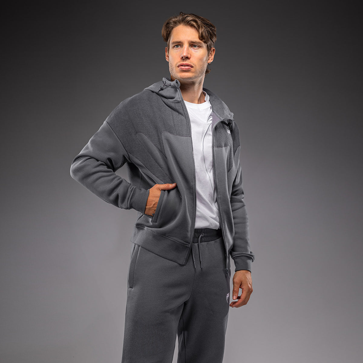Veste de survêtement Venum Attack Fleece & Weave - Gris - product-type_Sweatshirts