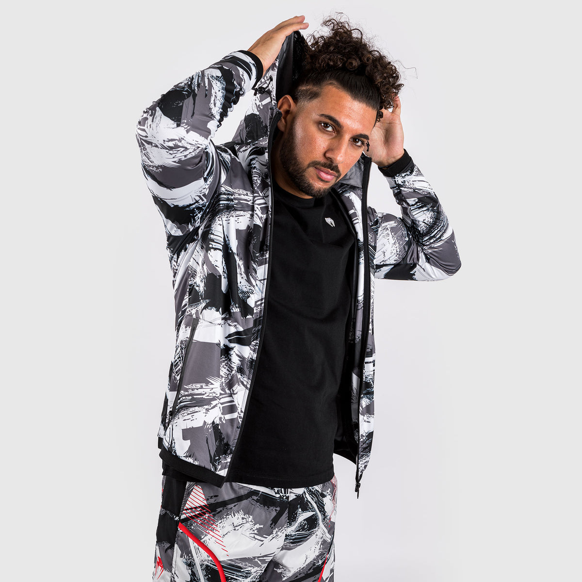 Sweat à capuche Venum Electron 3.0 - Gris/Rouge - product-type_Vestes