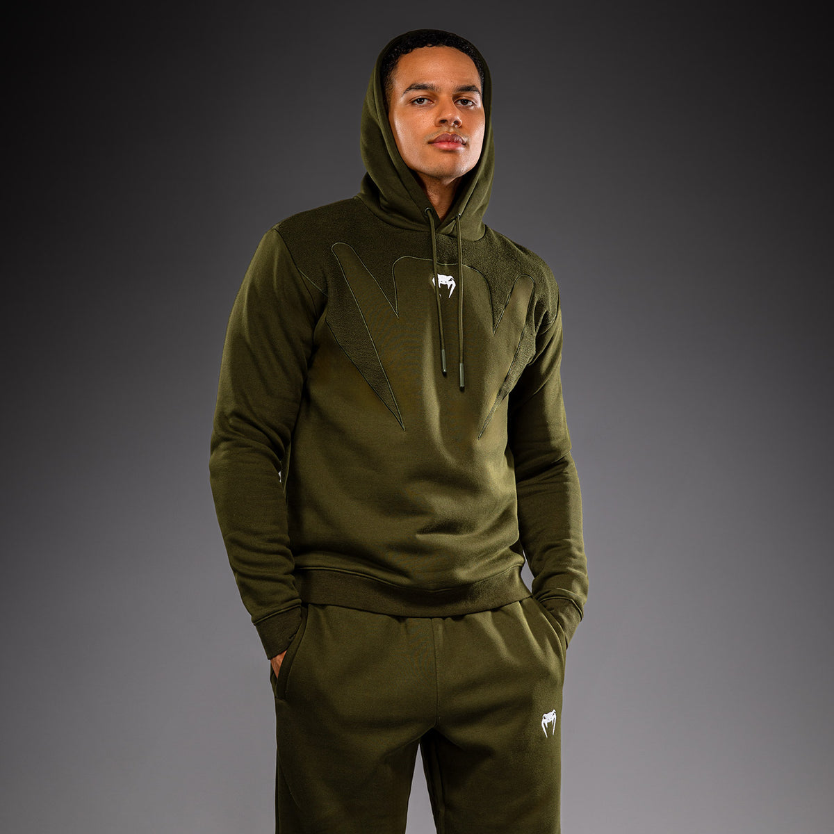 Sweat à capuche Venum Attack Fleece & Weave - Kaki - product-type_Sweatshirts