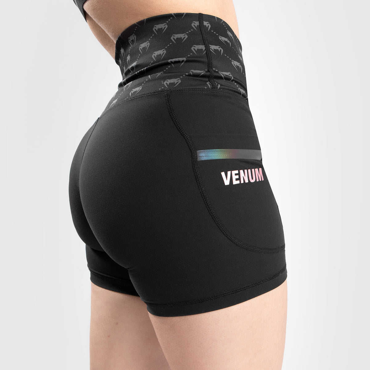 Short De Compression Venum Monogram - Pour Femme - Noir/or rose - product-type_Shorts de compression