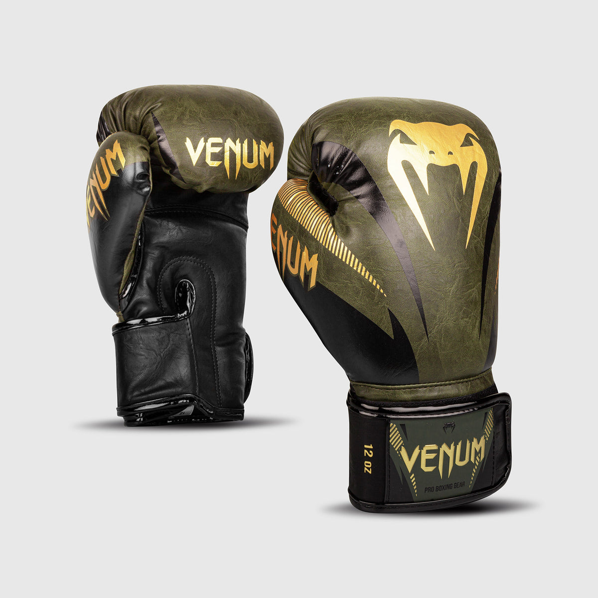 Gants de boxe Venum Impact – Kaki/Or - product-type_Gants de boxe