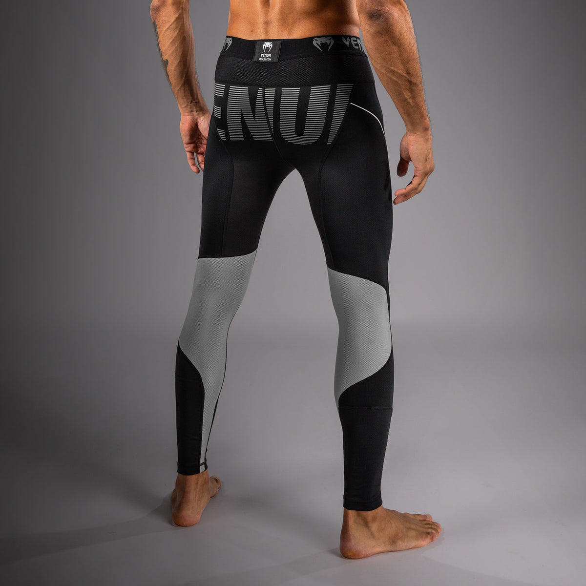 Pantalon de Compression Venum Adrenaline – Noir/Gris Argenté - product-type_Pantalons de Compression