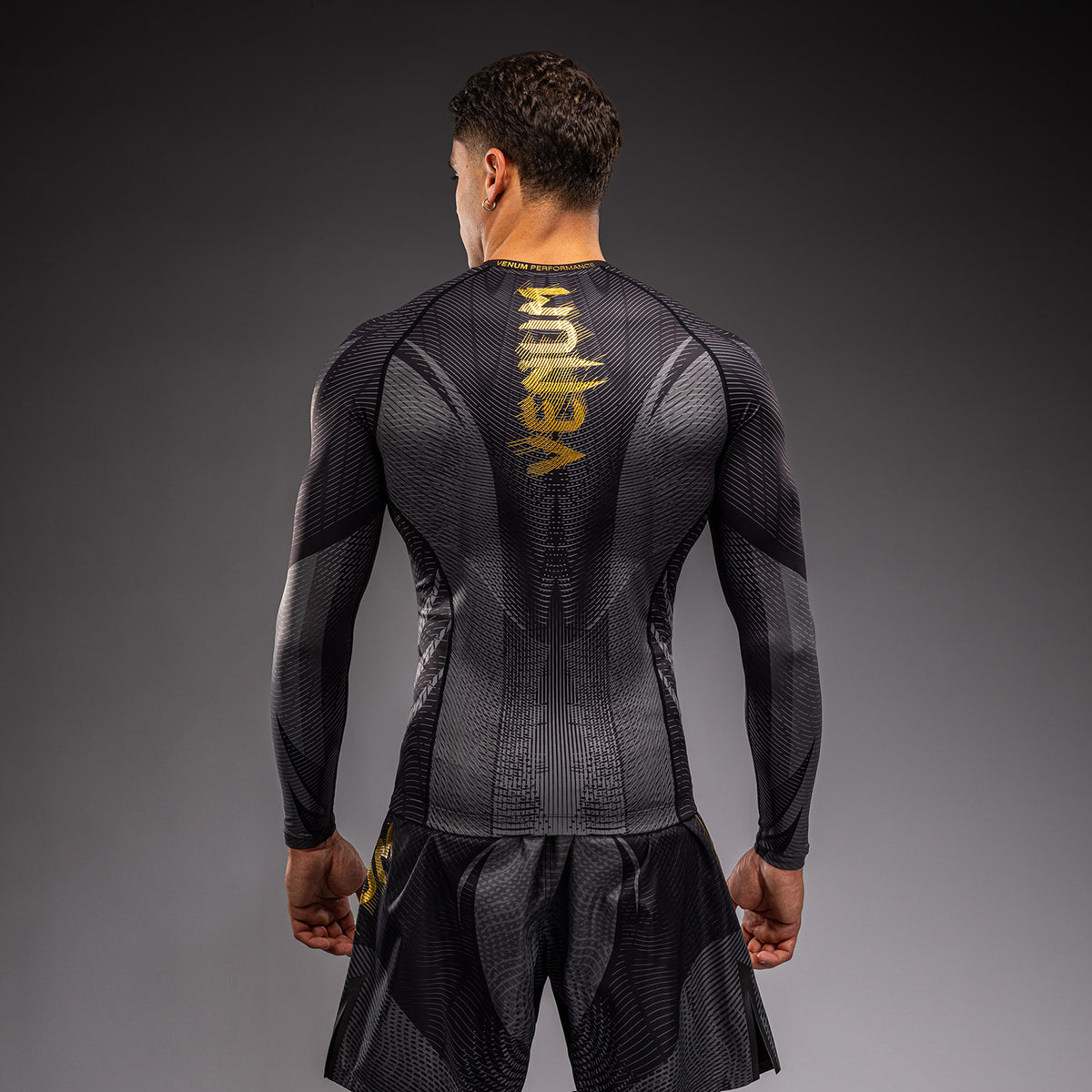 Rashguard à Manches Longues Venum Galactic 3.0 - Noir/Or - product-type_T-Shirts de Compression