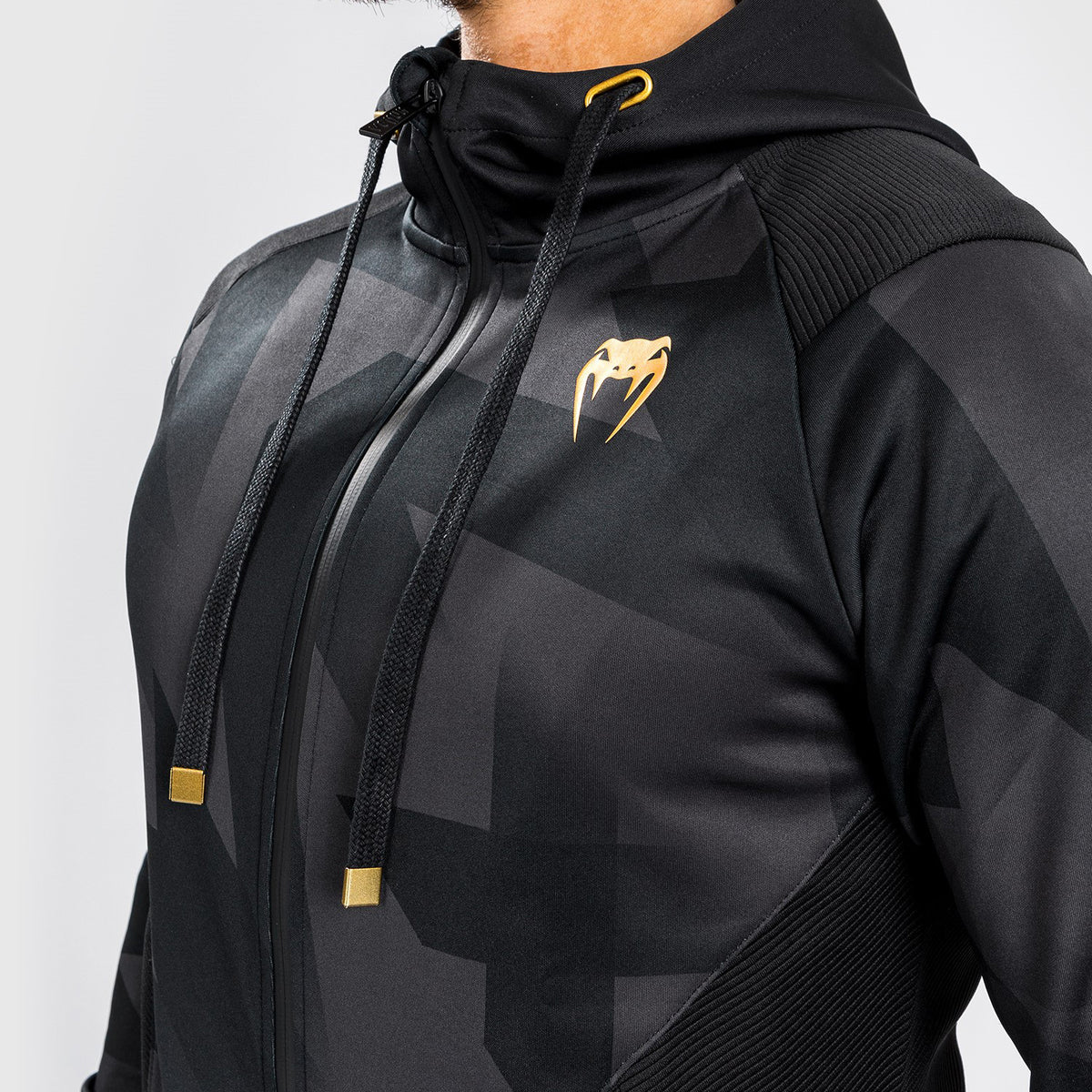 Sweatshirt à Capuche Venum Razor - Noir/Or - product-type_Vestes