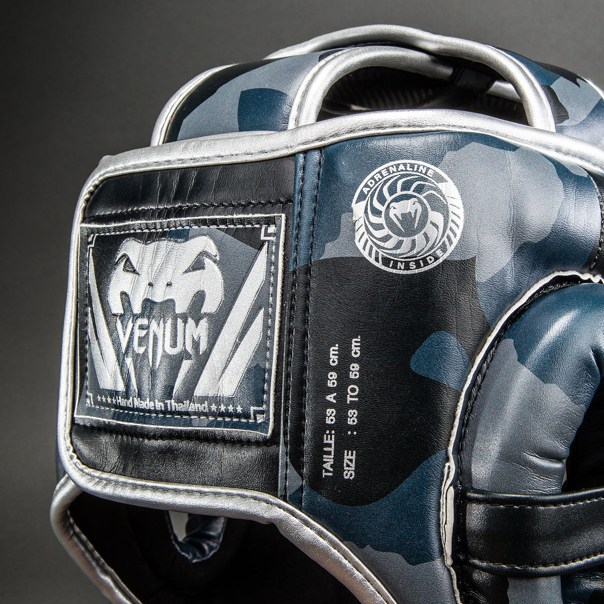 Casque de protection Venum Elite Camo – Bleu Marine Foncé/Bleu