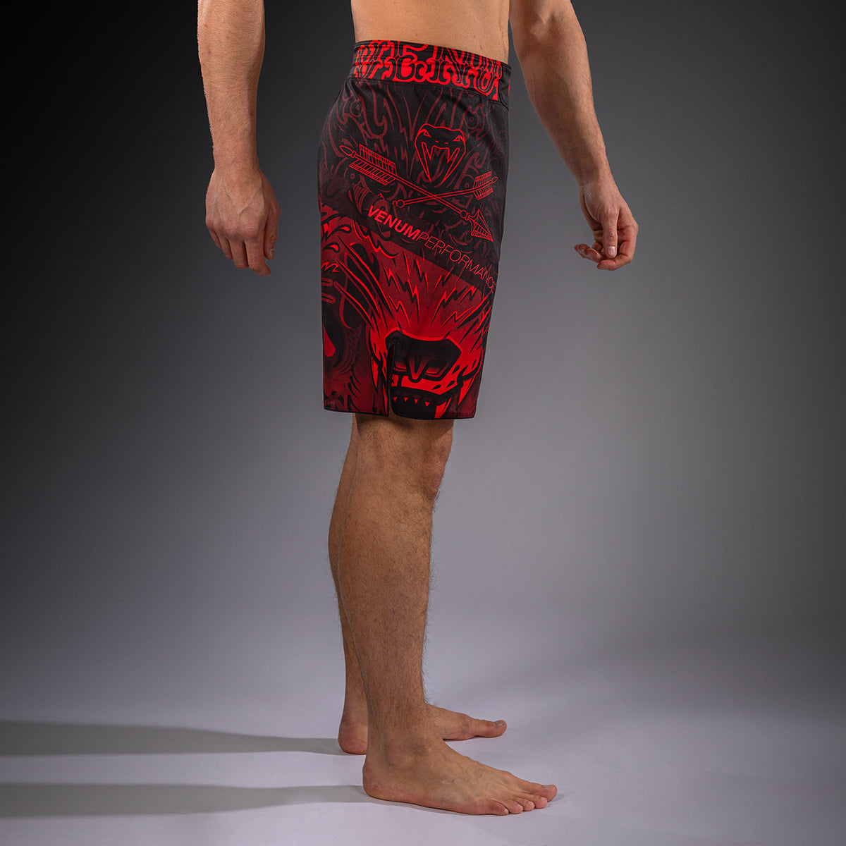 Short de Combat Venum Wolf Atak – Noir/Rouge - product-type_Shorts de MMA