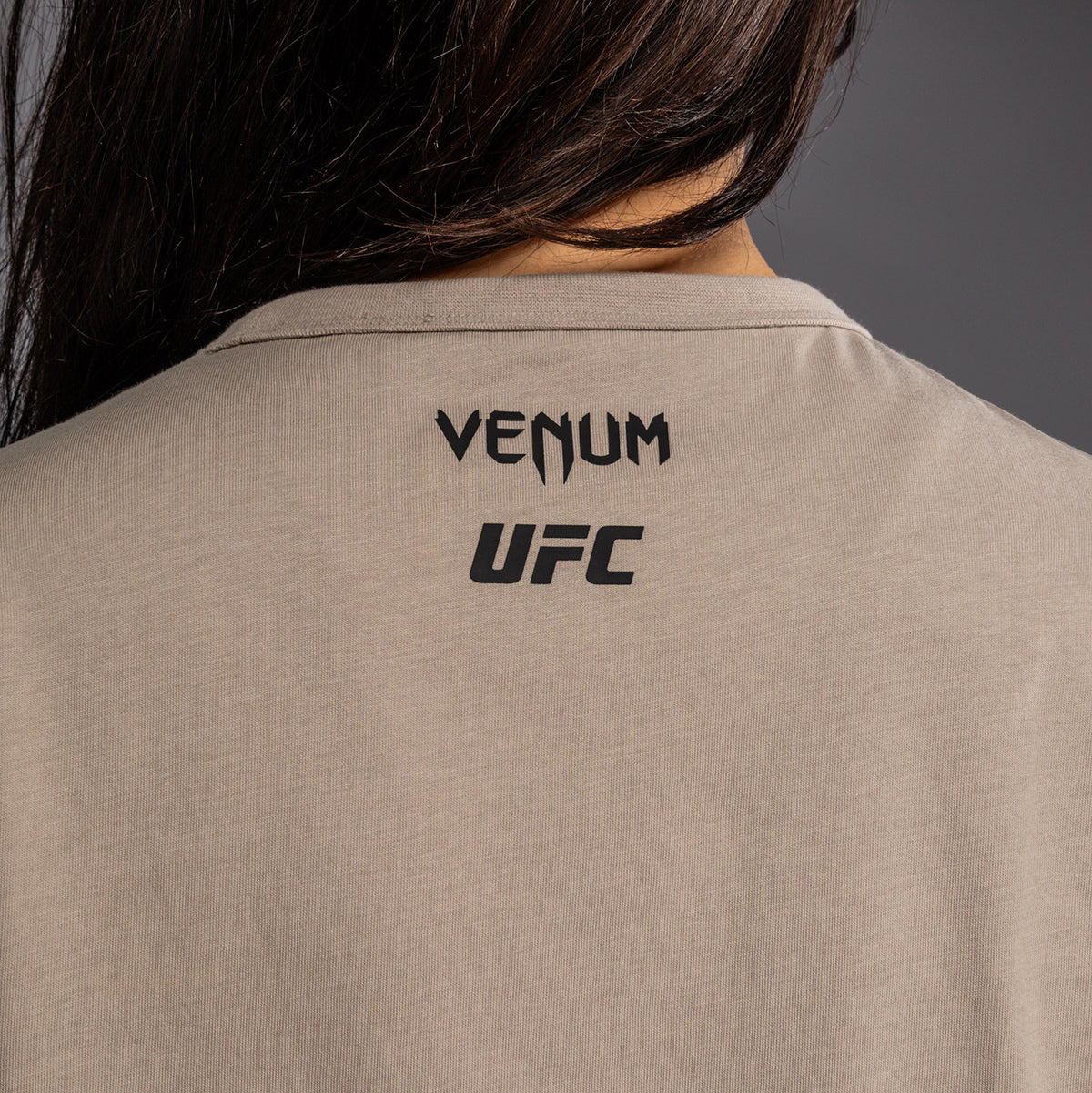 T-shirt à Manches Courtes pour Femme Venum UFC Unity by Venum Authentic Fight Week - Sable - product-type_T-Shirts