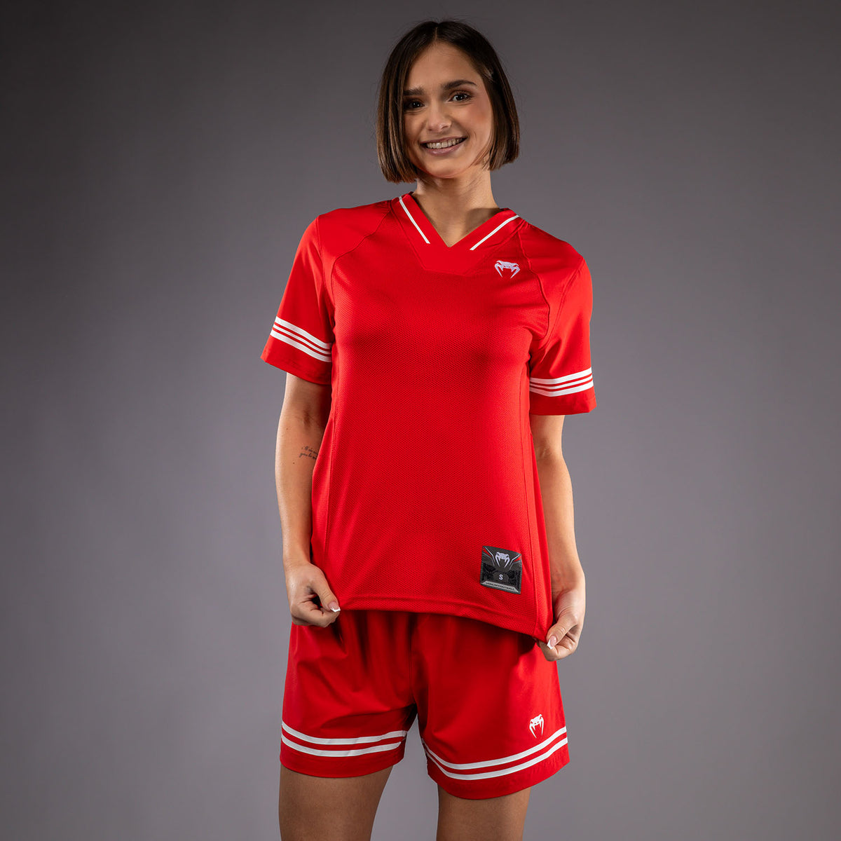 T-shirt pour Femme Venum Flag Football - Rouge - product-type_T-Shirts Dry Tech