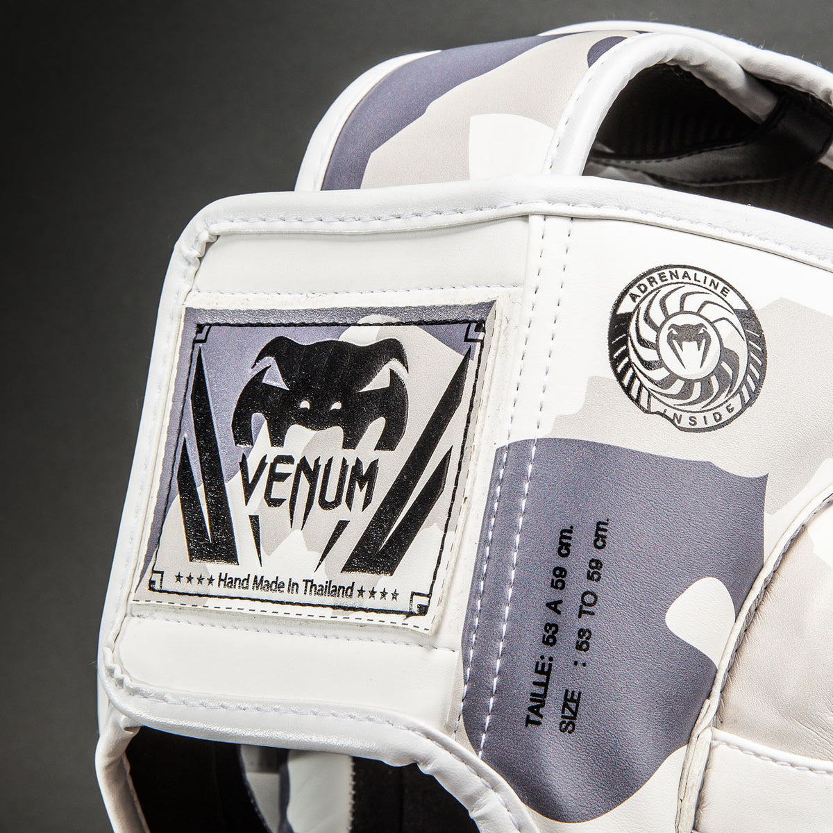 Casque de protection Venum Elite Camo – Blanc/Gris Clair