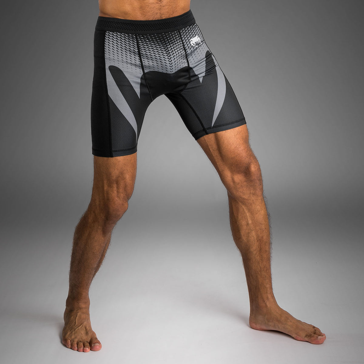 Short de Compression Venum No Gi - Noir/Gris Argenté - product-type_Shorts de compression