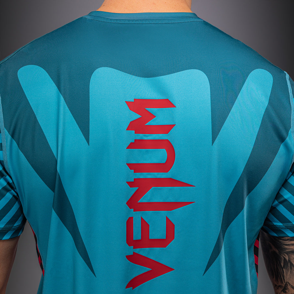 T-shirt Dry Tech Venum Attack 90 - Turquoise/Rouge - product-type_T-Shirts Dry Tech