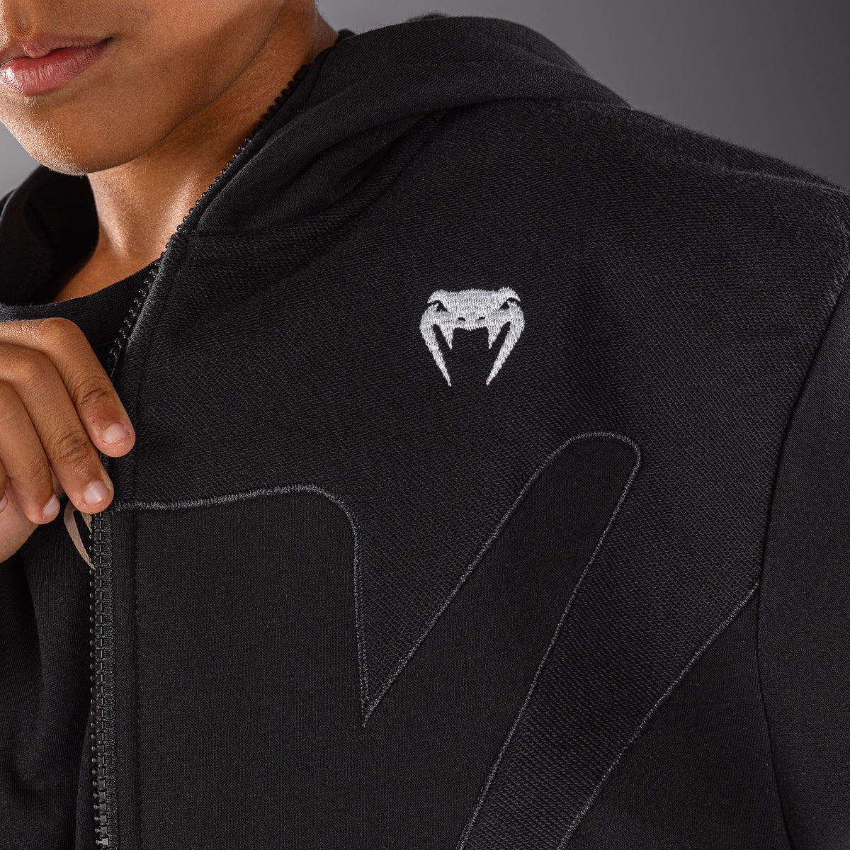 Veste de survêtement Venum Attack Fleece & Weave Pour Enfant - Noir - product-type_Sweatshirts