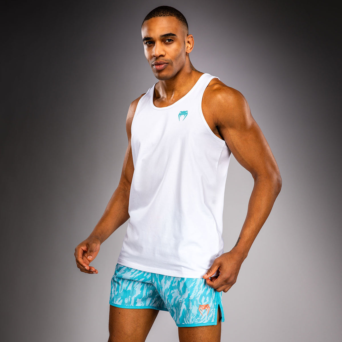 Débardeur Venum Aqua – Blanc/Turquoise - product-type_Débardeurs