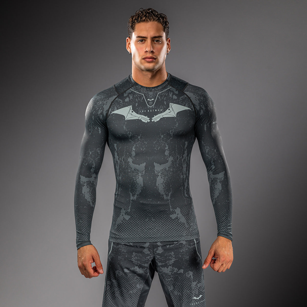 Rashguard à manches longues Venum x Batman - Noir/Gris/Rouge - product-type_T-Shirts de Compression