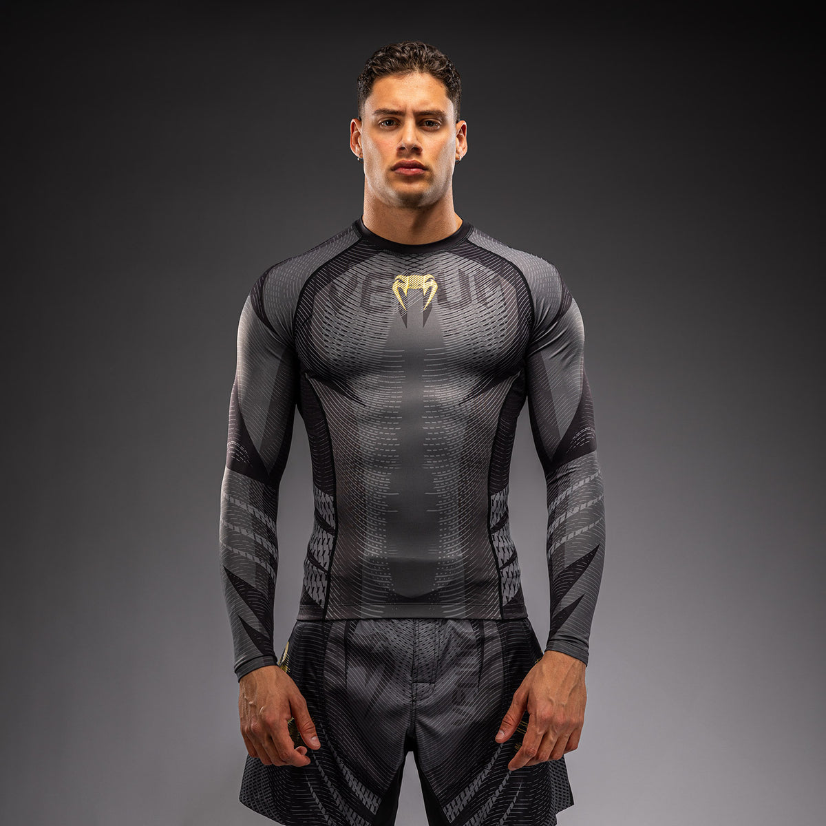 Rashguard à Manches Longues Venum Galactic 3.0 - Noir/Or - product-type_T-Shirts de Compression