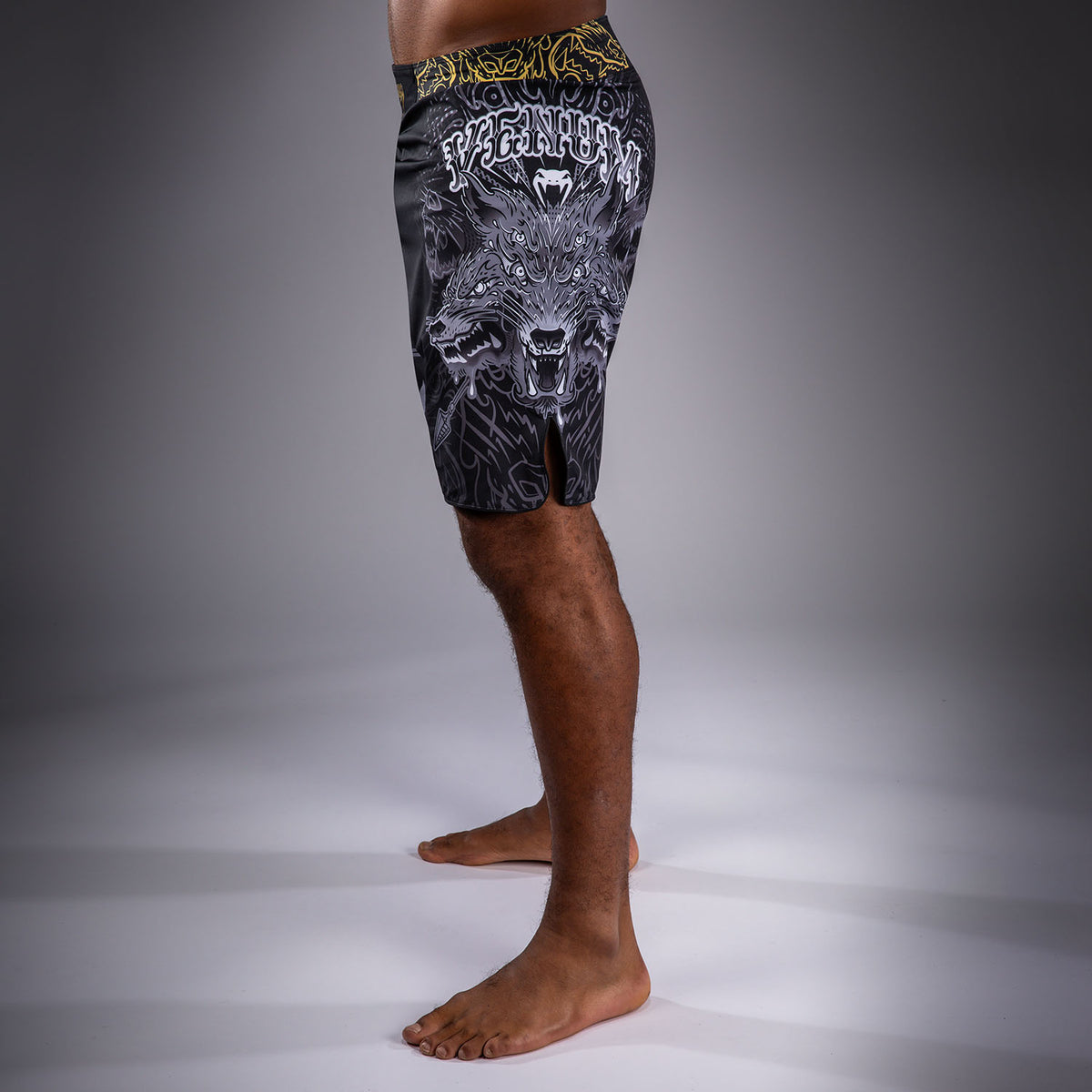 Short de Combat Venum Wolf Atak – Noir/Gris - product-type_Shorts de MMA