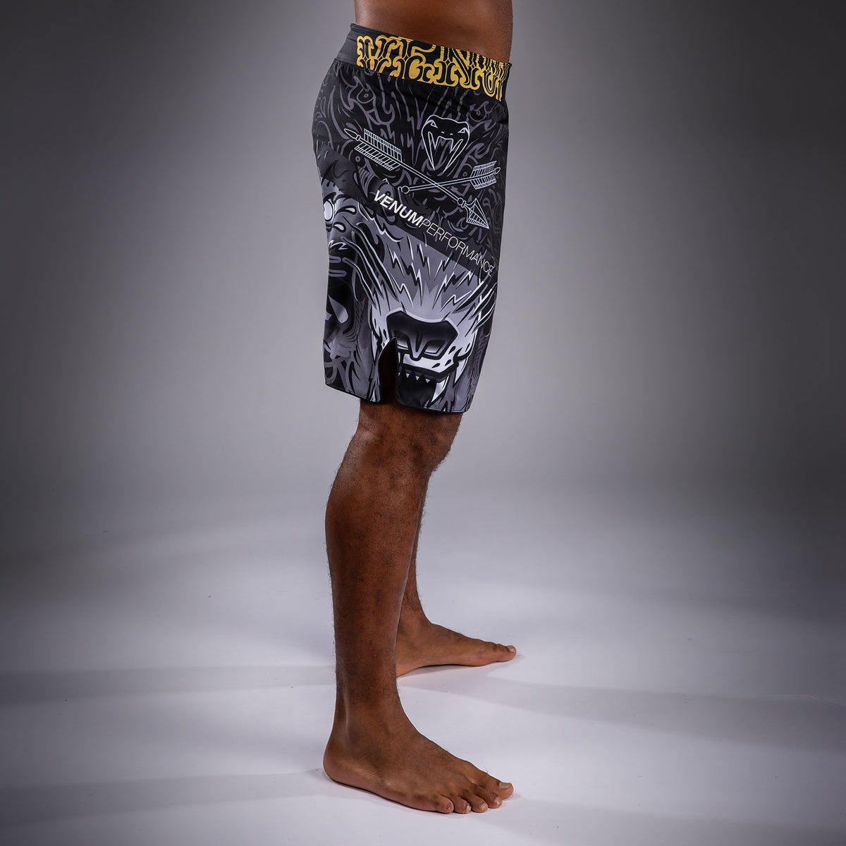 Short de Combat Venum Wolf Atak – Noir/Gris - product-type_Shorts de MMA