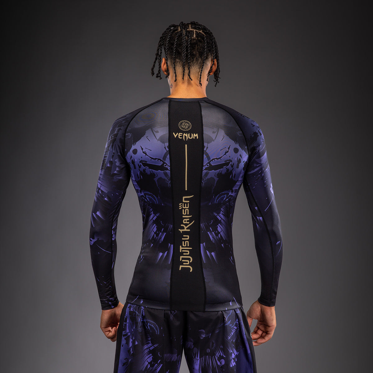 Rashguard à Manches Longues Gojo Jujutsu Kaisen x Venum – Violet