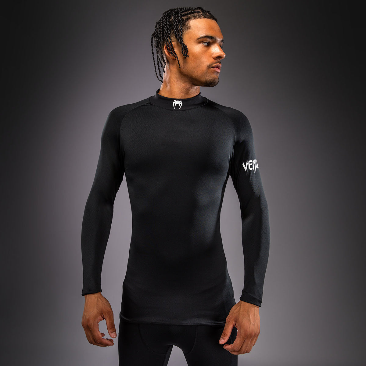 T-shirt à manches longues Venum MX Basics Performance Underwear - Noir/Blanc - product-type_T-Shirts