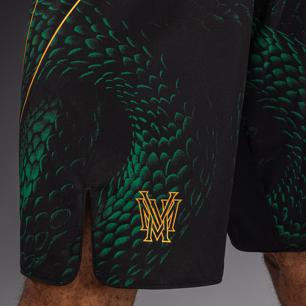 Short de Combat Venum Matupa - Noir/Vert/Or - product-type_Shorts de MMA