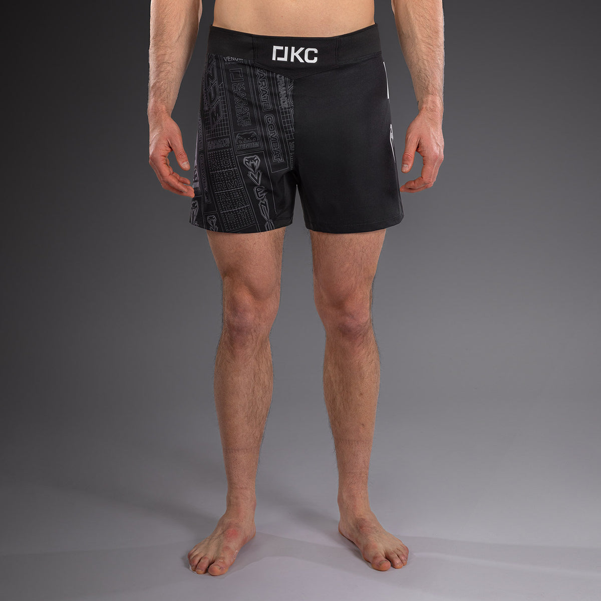 Short de Combat Karate Combat by Venum – Noir/Gris - product-type_Shorts de MMA
