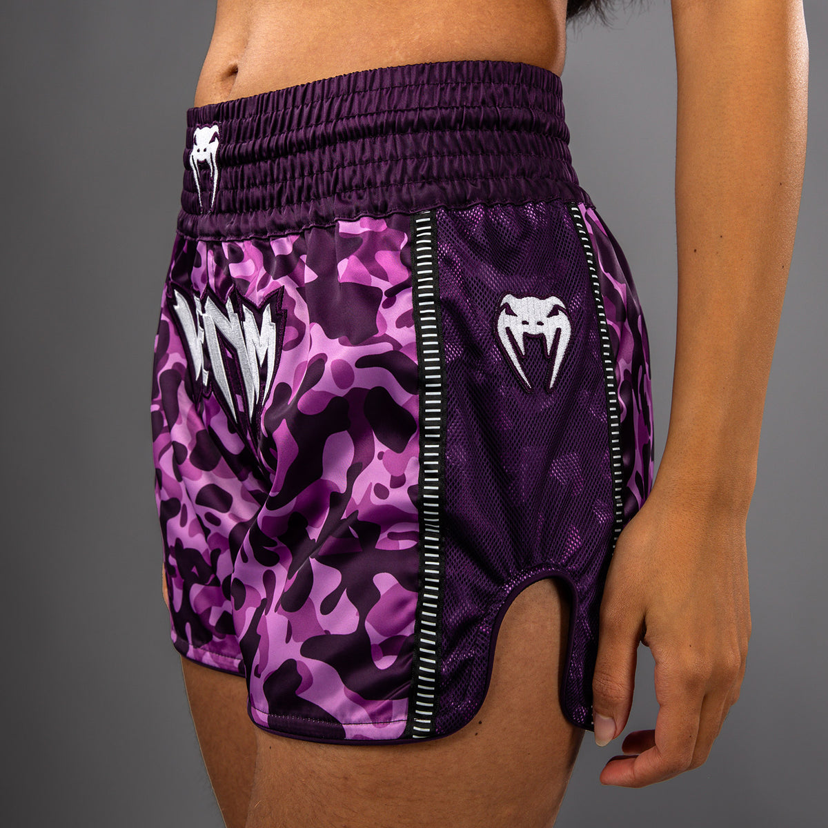 Short de Muay Thai Venum Iris - Prune/Rose - product-type_Shorts de Muay Thai