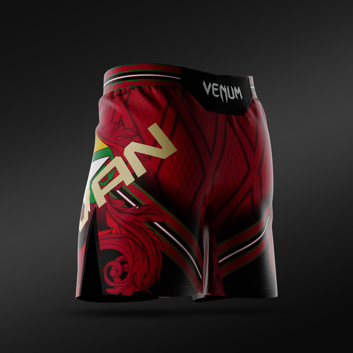 Short de combat homme UFC Adrenaline Unrivaled by Venum - Coupe courte Josh Van - Rouge