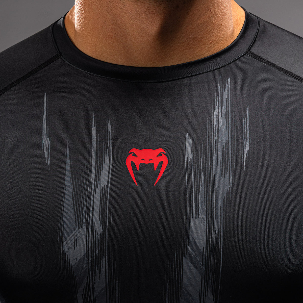 Rashguard à Manches Longues Venum Demon - Noir/Gris - product-type_T-Shirts de Compression