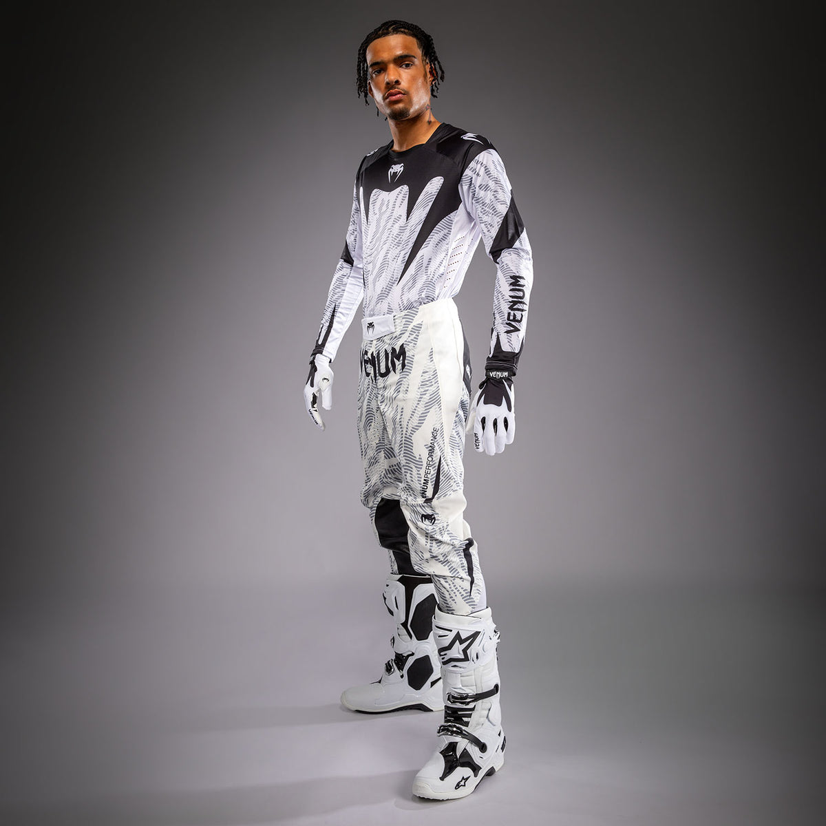 Pantalon de Motocross Venum MX Elite - Blanc