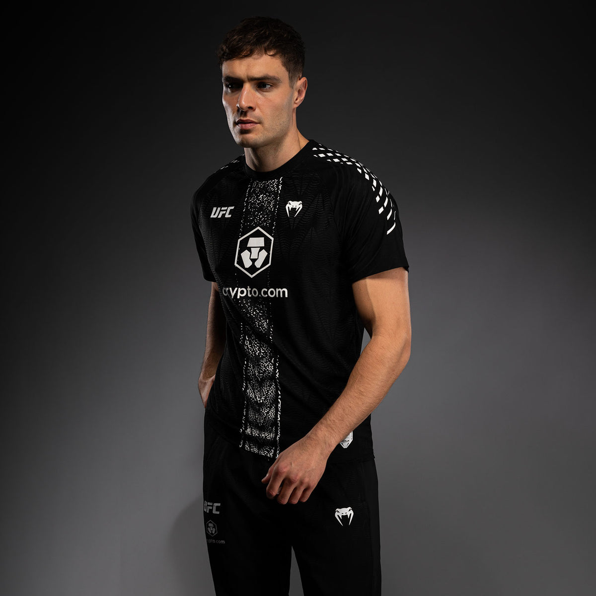 Maillot Officiel Walkout Homme UFC Zenith by Venum Authentic Fight Night - Noir - product-type_T-Shirts Dry Tech