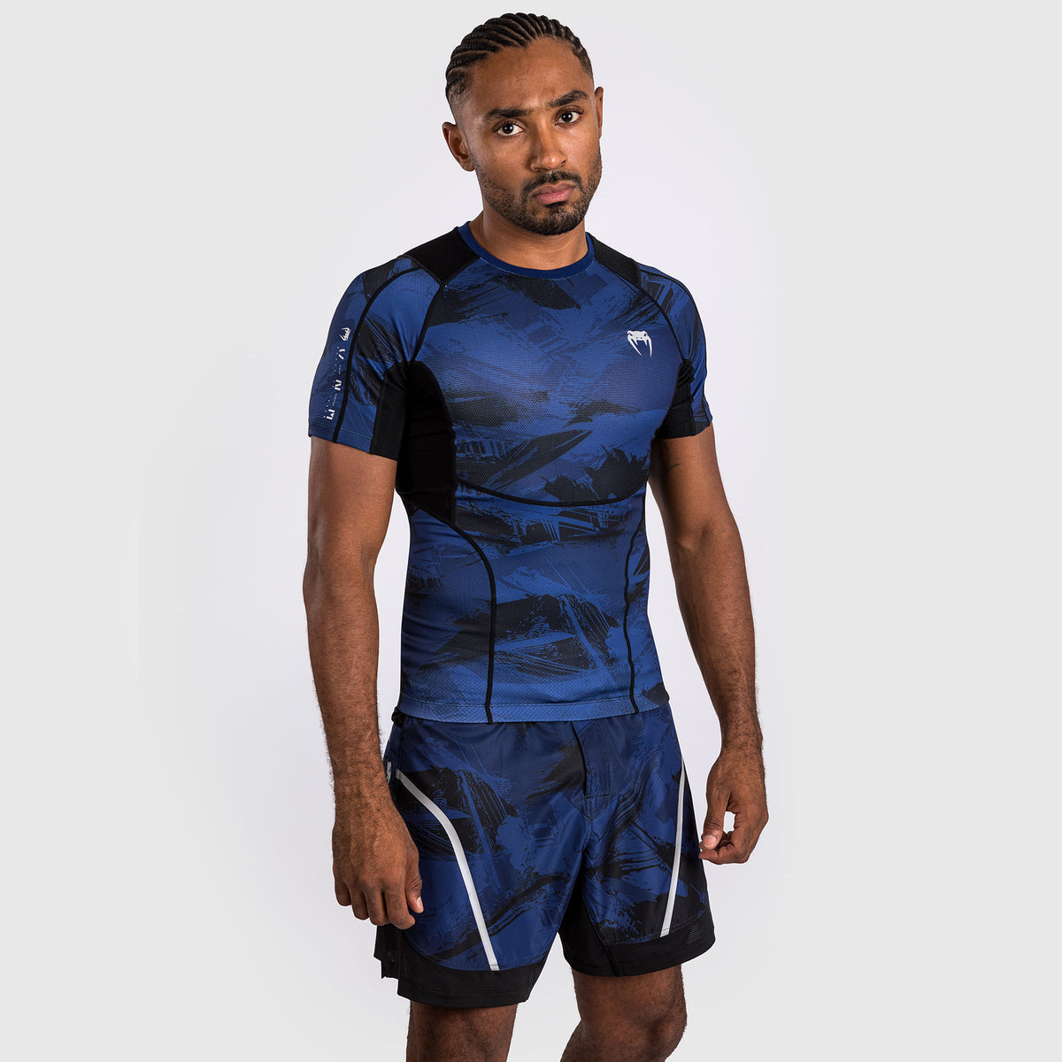 Rashguard à manches courtes Venum Electron 3.0 - Bleu marine - product-type_T-Shirts de Compression