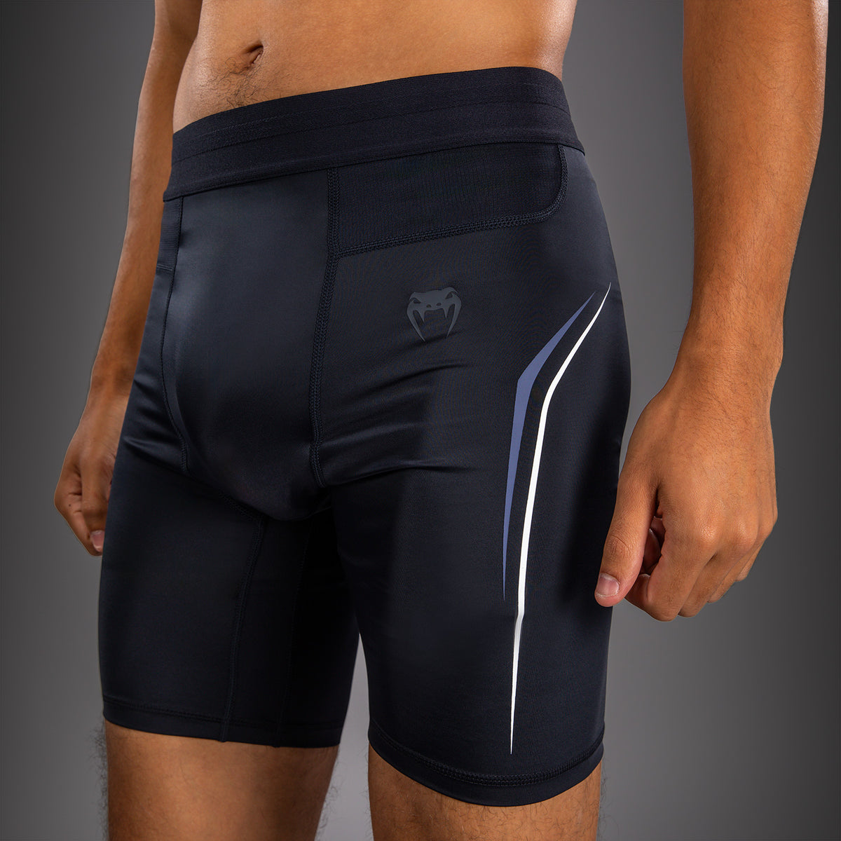 Short de Compression Venum G-Core - Bleu Marine/Blanc - product-type_Shorts de compression
