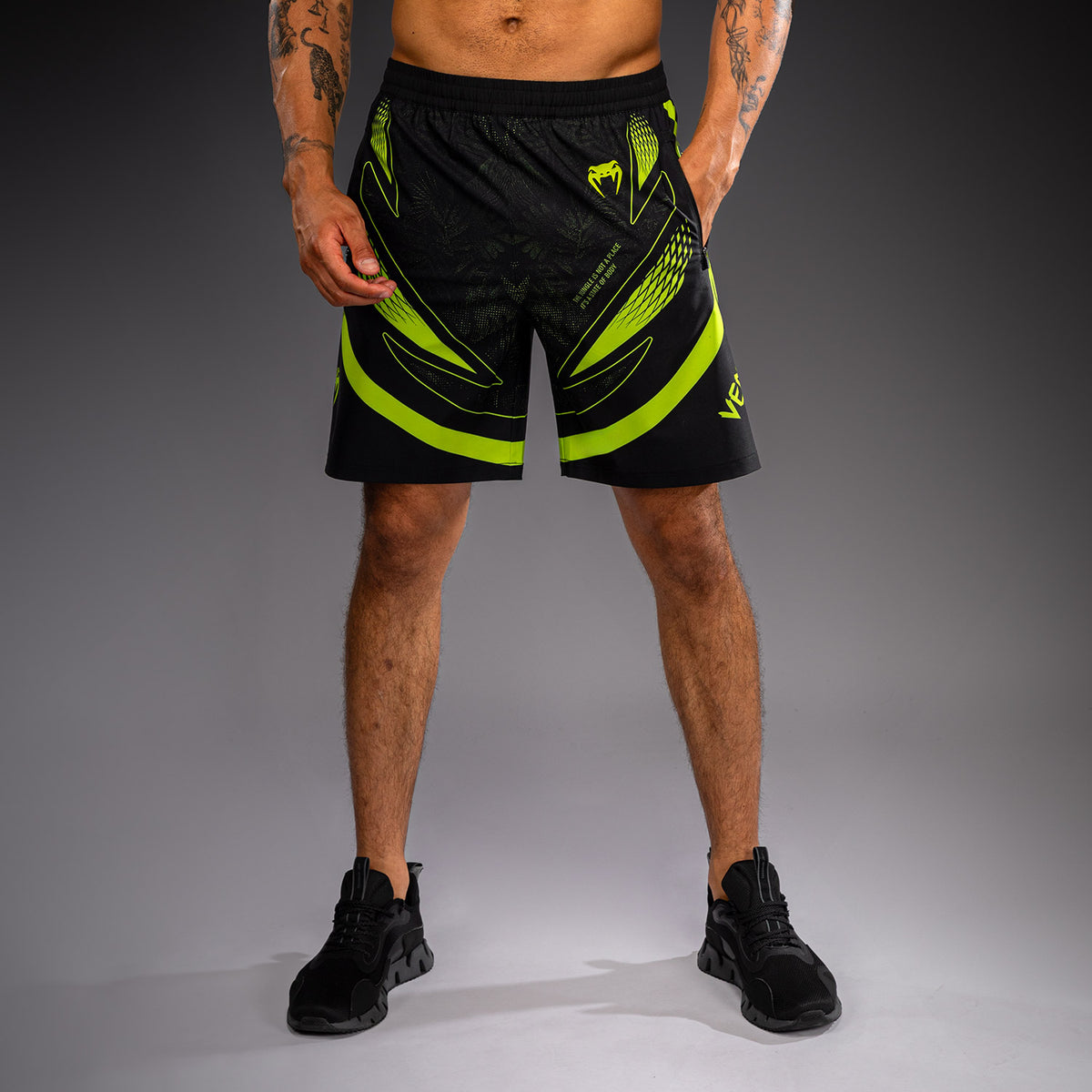 Short d’entraînement Venum Amazonia Reborn - Noir/Vert - product-type_Shorts de training