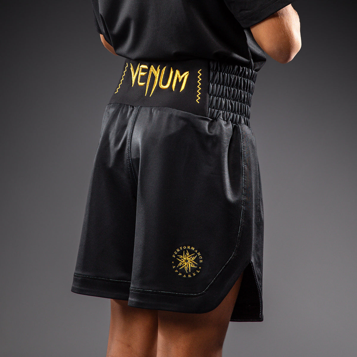 Short de boxe pour Enfant Venum Attack - Noir/Or - product-type_Shorts de boxe