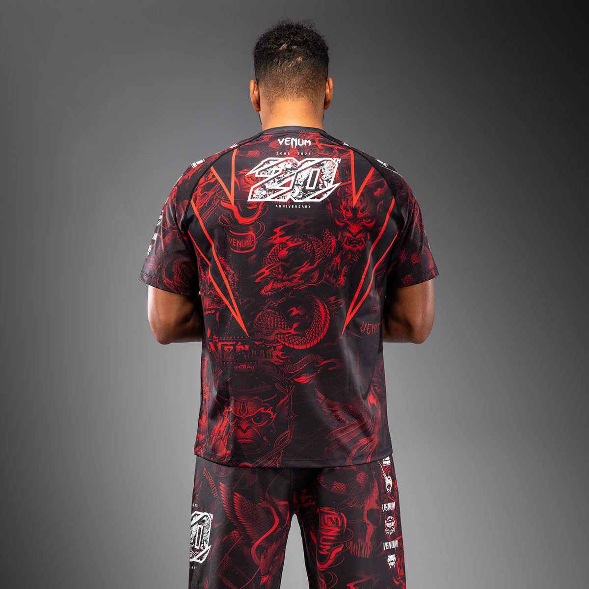 T-shirt Dry Tech Venum 20th Anniversary - Noir/Rouge - product-type_T-Shirts Dry Tech