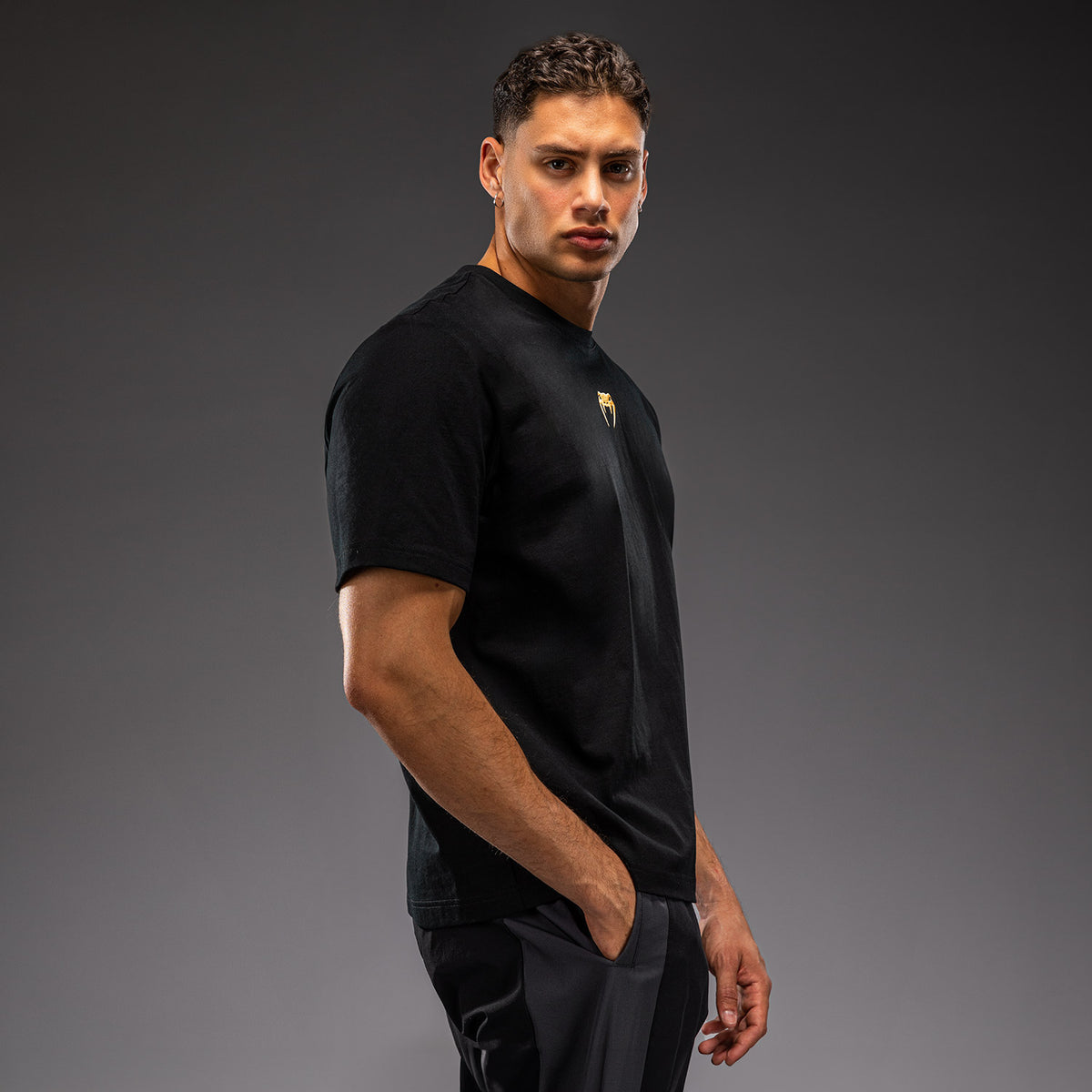 T-shirt en coton Venum Essential - Noir/Or - product-type_T-Shirts
