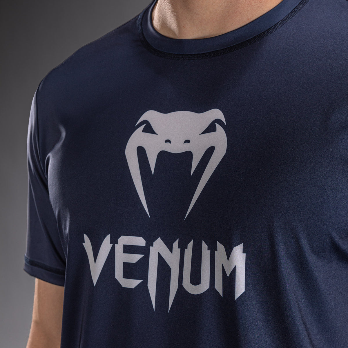 T-shirt Dry Tech Venum Classic - Bleu marine/Blanc - product-type_T-Shirts Dry Tech
